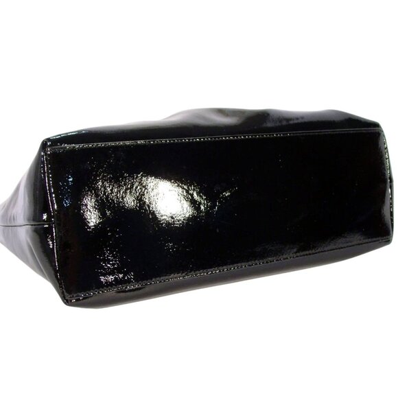 KATE SPADE Veranda Place Evie $268 Patent Leather Bow Tote Bag - Picture 6 of 12